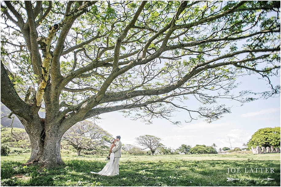 0032 Hawaii Wedding Oahu Kualoa Ranch Photographer